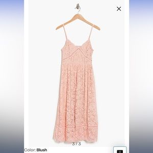 NSR Crochet Stretch Lace Midi Dress X-Large (New)